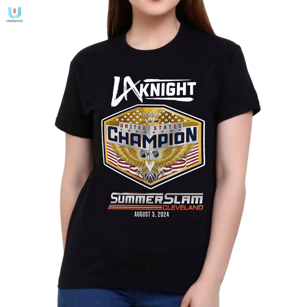 Champion Chic La Knight Summerslam 24 Funny Tee