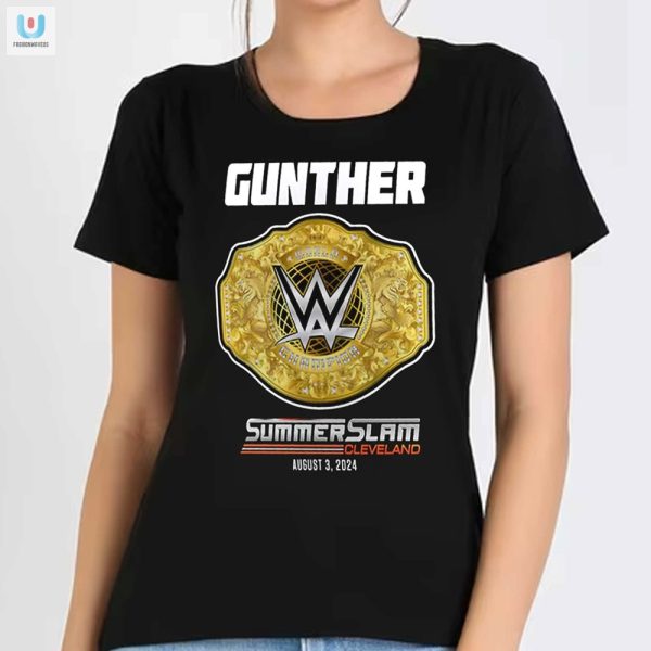 Get Your Hilarious Gunther Summerslam 2024 Champ Tee Today fashionwaveus 1 1