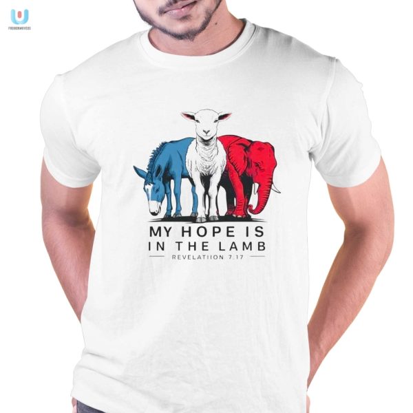 Laugh Believe My Hope Is In The Lamb Tee fashionwaveus 1