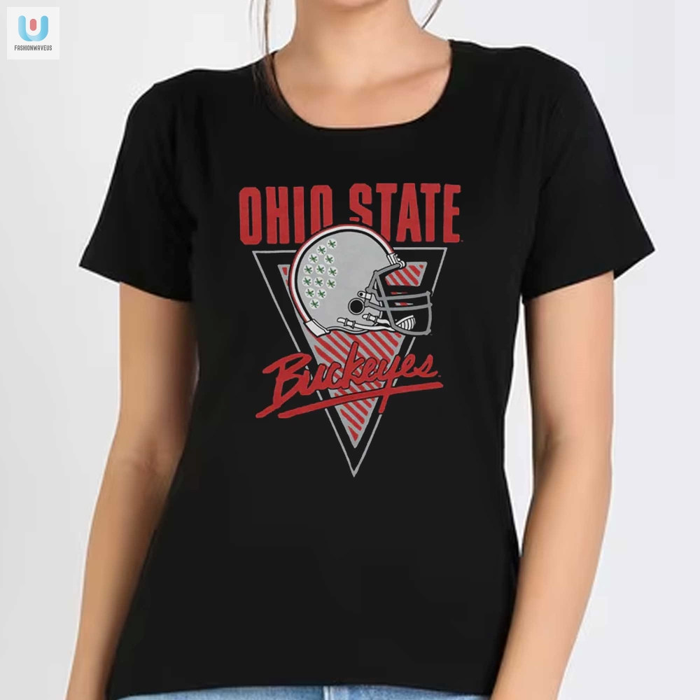 Retro Ohio State Buckeyes Helmet Shirt Nostalgia With A Wink