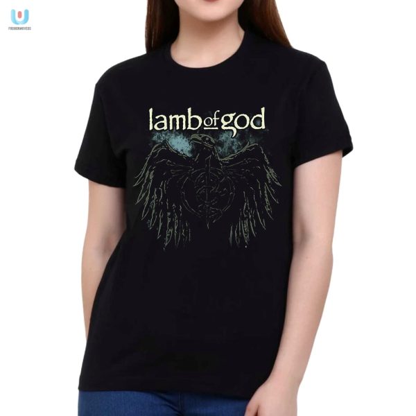 Get Flocked Up Lamb Of God Crow Tee Limited Edition fashionwaveus 1 1