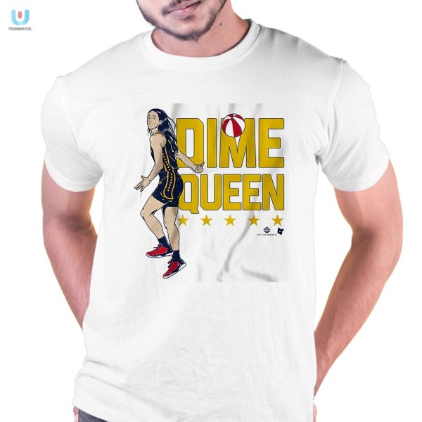 Get Your Laughs Hoops Caitlin Clark Dime Queen Shirt fashionwaveus 1