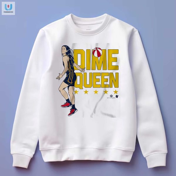 Get Your Laughs Hoops Caitlin Clark Dime Queen Shirt fashionwaveus 1 3