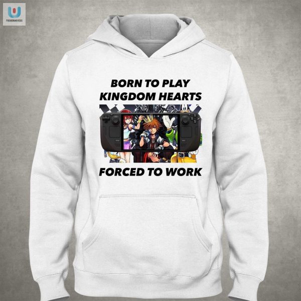 Born To Play Kingdom Hearts Tee Forced To Adult Shirt fashionwaveus 1 2