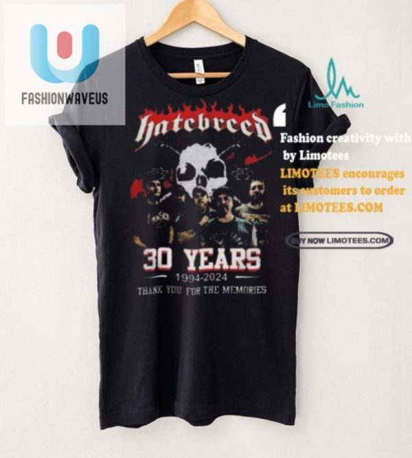 Rock Out In Style 30 Years Of Hatebreed Tee fashionwaveus 1 2