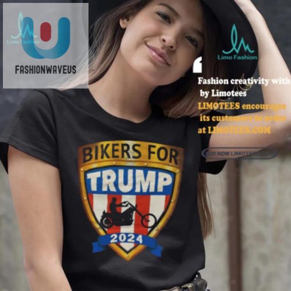 Ride With Trump 2024 Hilarious Unisex Biker Tee fashionwaveus 1