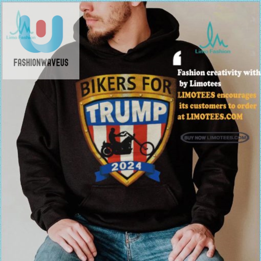 Ride With Trump 2024 Hilarious Unisex Biker Tee