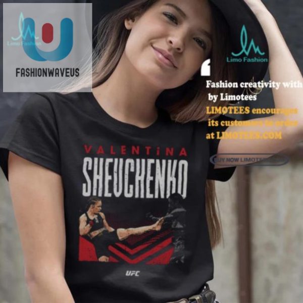 Kickin It With Valentina Hilarious Shevchenko Front Kick Tee fashionwaveus 1