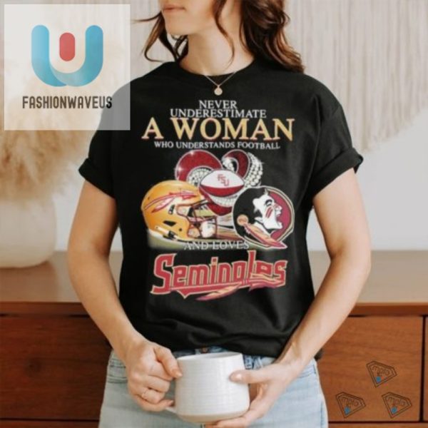 Funny Womens Fsu Football Tee Diamonds Helmets Magic fashionwaveus 1