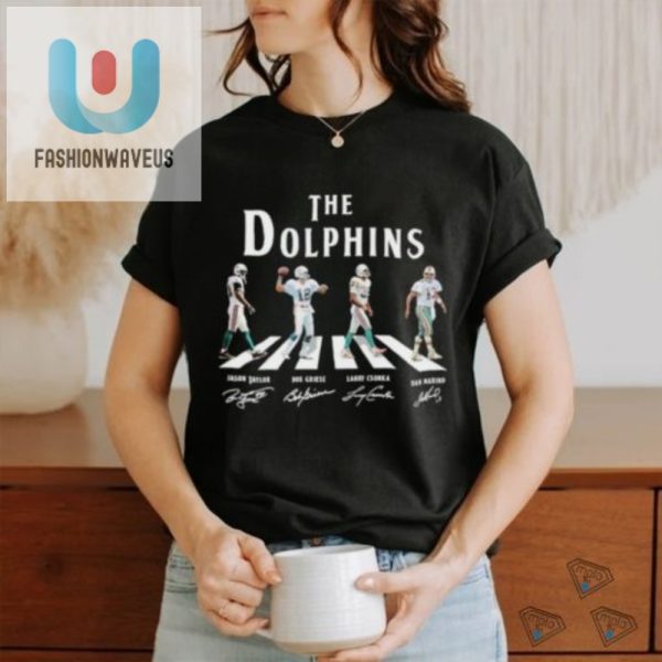 Score Big Laughs Dolphins Abbey Road Legends Tee fashionwaveus 1