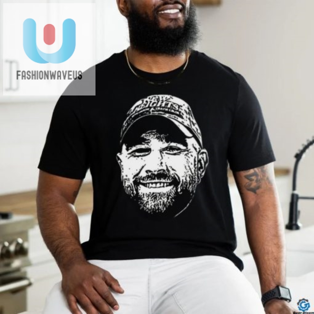 Humorous Travis Kelce Head Shirt  Standout Drinkgaragebeer Tee