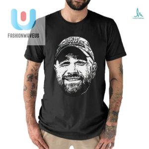 Humorous Travis Kelce Head Shirt Standout Drinkgaragebeer Tee fashionwaveus 1 2