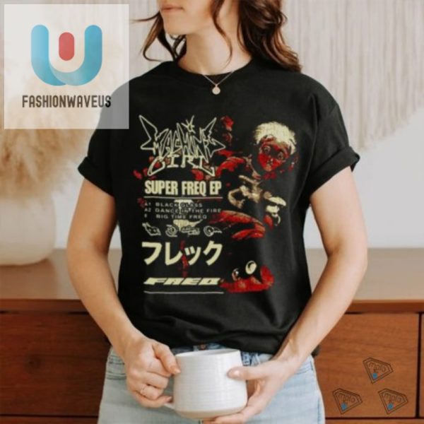 Rock Your Quirk Hilarious Machine Girl Super Freq Tee fashionwaveus 1