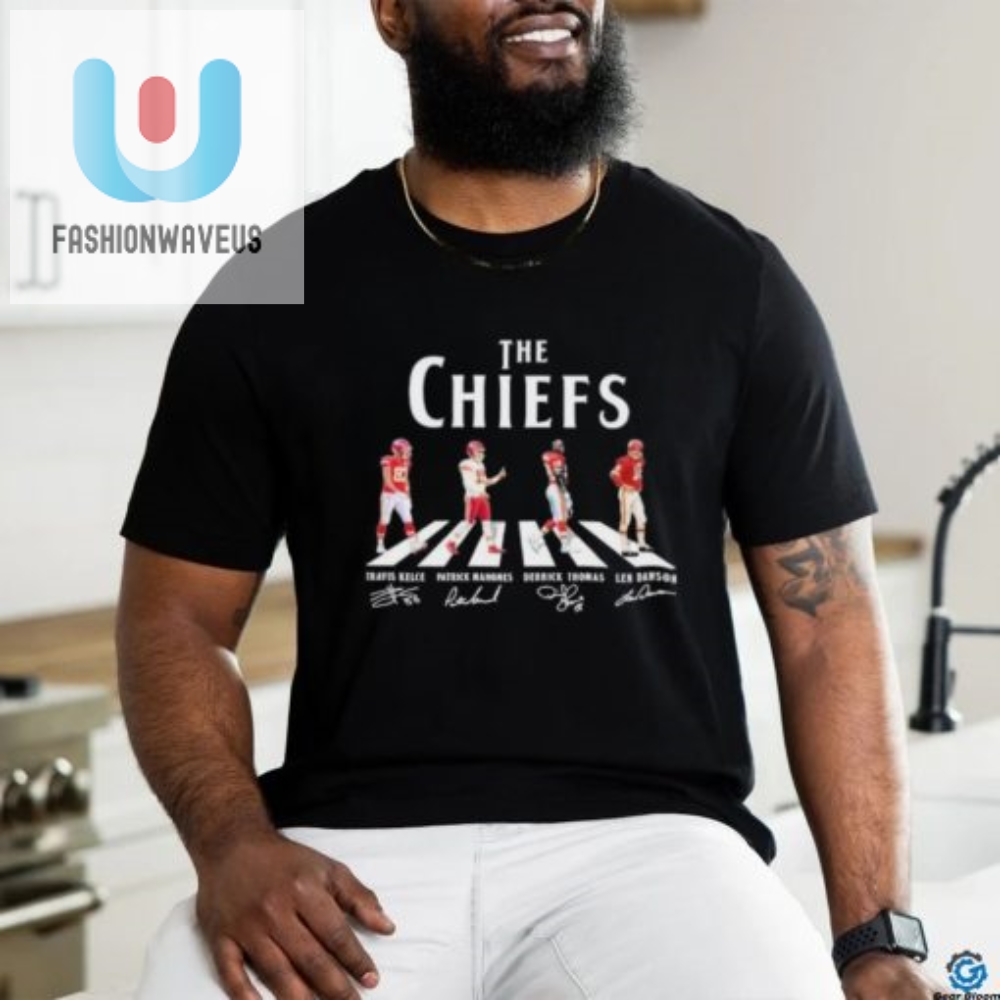 Chiefs Abbey Road Signature Shirt  Hilarious  Unique