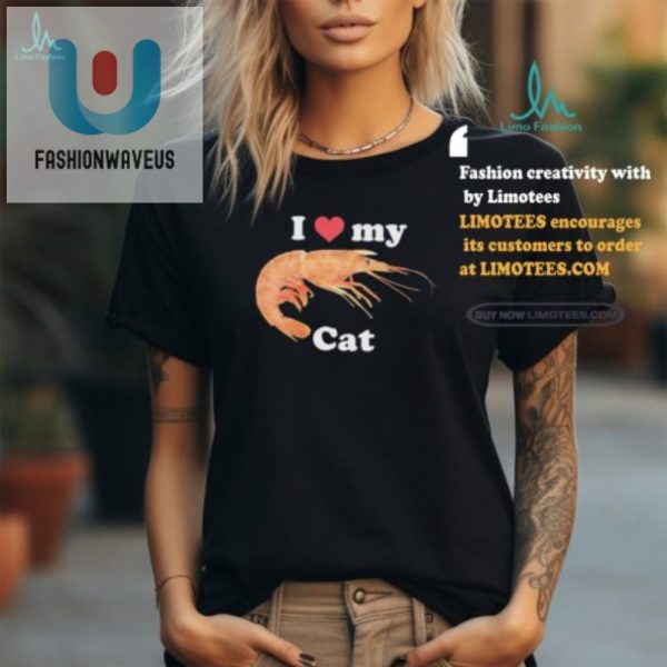 Purrfectly Hilarious I Heart My Cat Shrimp Shirt fashionwaveus 1 1