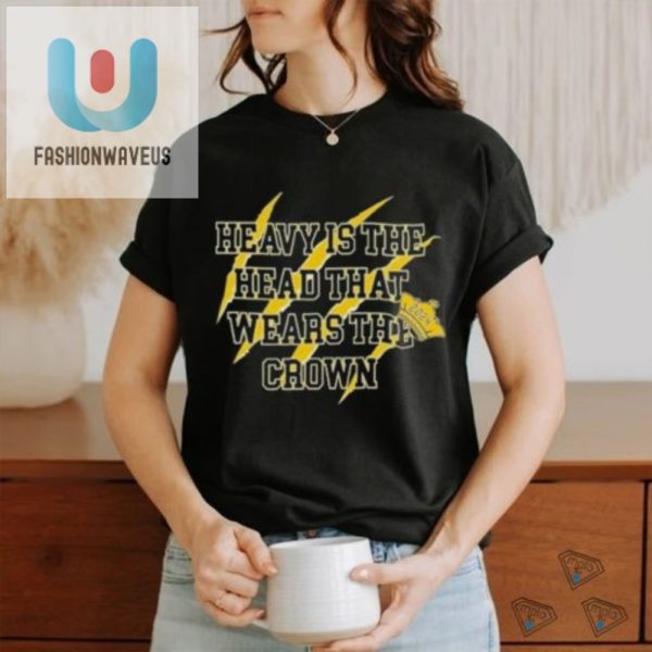 Rule With Laughter Iowa Hawkeyes Crown Tshirt fashionwaveus 1