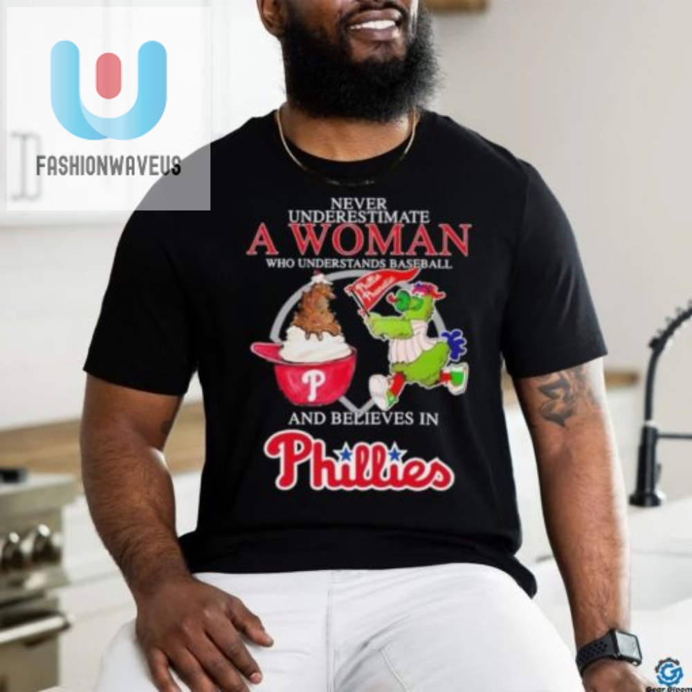 Funny Womens Phillies Diamondbacks Mascot Baseball Tshirt