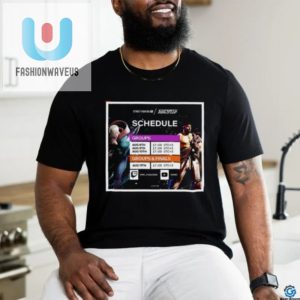 Game On Funny Esports Wc 2024 Street Fighter Schedule Tee fashionwaveus 1 1