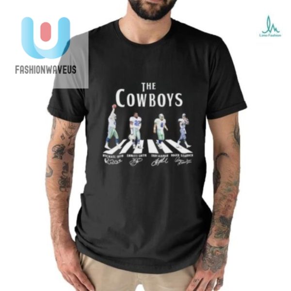 Legends Cross Abbey Road Hilarious Cowboys Signature Tee fashionwaveus 1 2