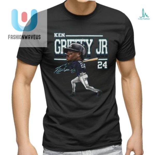 Score Big Laughs Ken Griffey Jr. Seattle Cartoon Tee fashionwaveus 1 3