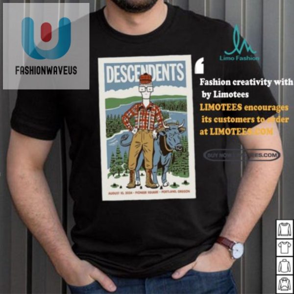 Rock Portland With Descendents Poster Tee Limited Edition fashionwaveus 1 4