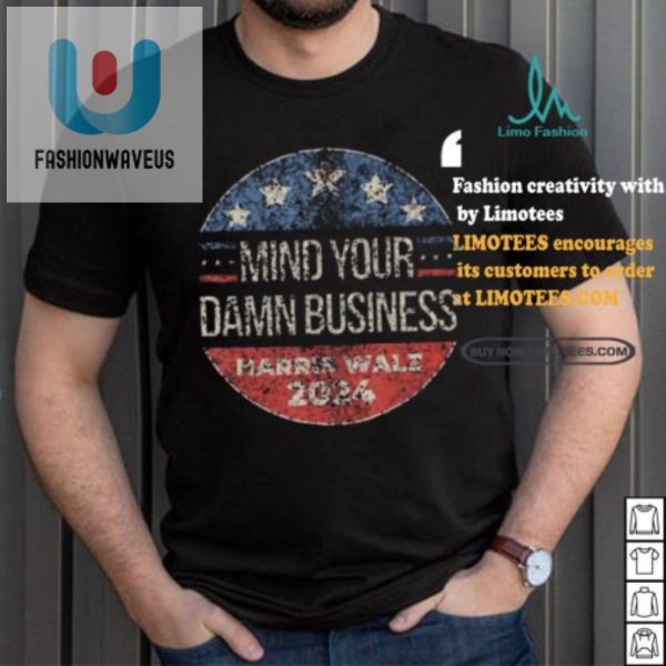 Funny Retro Tim Walz Vp 2024 Shirt Mind Your Own Business fashionwaveus 1 4