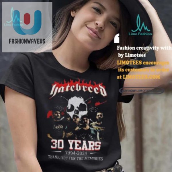 Epic Hatebreed 30 Years Tee Thanks For The Laughs Memories fashionwaveus 1