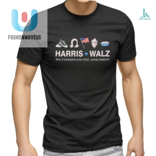 Vote In Style Funny Harris Walz 2024 Assignment Tshirt fashionwaveus 1 3