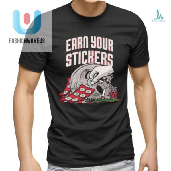 Score Big Laughs With Our Ohio State Buckeyes Sticker Shirt fashionwaveus 1 3