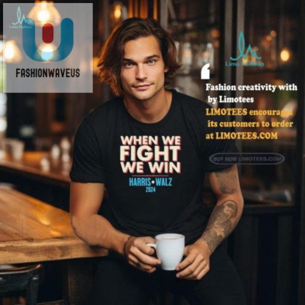 Vote Funnier Harris Walz 2024 Shirt Fight Win fashionwaveus 1