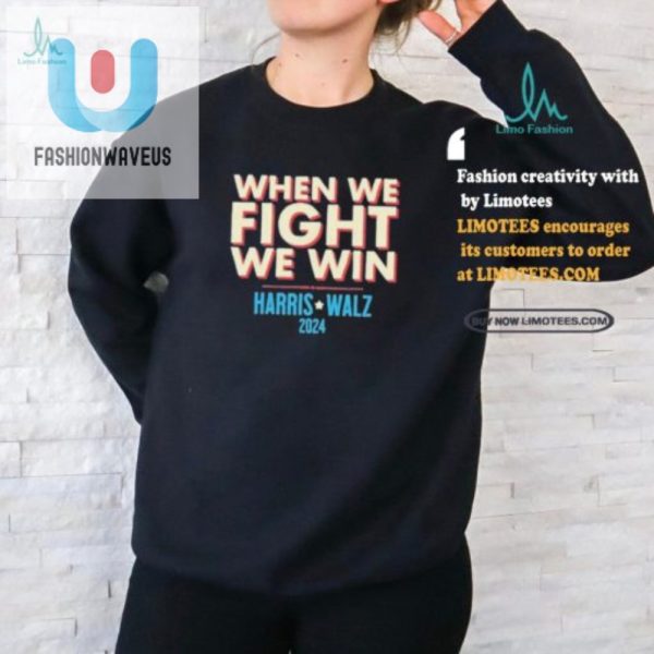 Vote Funnier Harris Walz 2024 Shirt Fight Win fashionwaveus 1 2