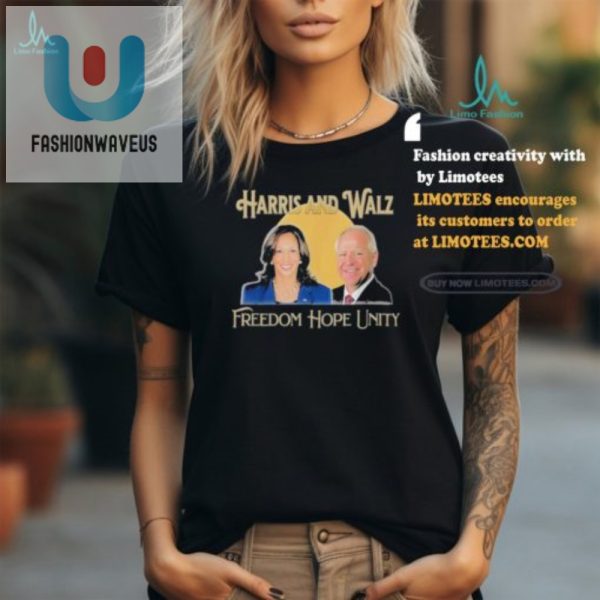 Snag Your Official Harris Walz Shirt Freedom With A Smile fashionwaveus 1 1