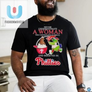 Funny Phillies Fan Tee Never Underestimate A Womans Game fashionwaveus 1 1