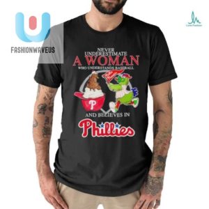 Funny Phillies Fan Tee Never Underestimate A Womans Game fashionwaveus 1 2