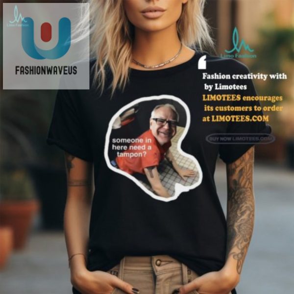 Get Laughs With The Official Tim Walz Tampon Tshirt fashionwaveus 1 1