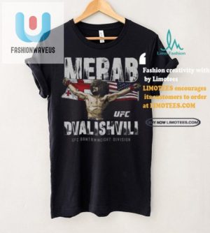 Score Big Laughs With The Unique Merab Dvalishvili Flag Shirt fashionwaveus 1 2