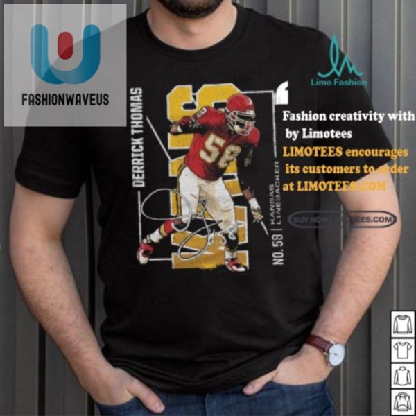 Score Big Laughs In A Derrick Thomas Kc Throwback Tee fashionwaveus 1 4