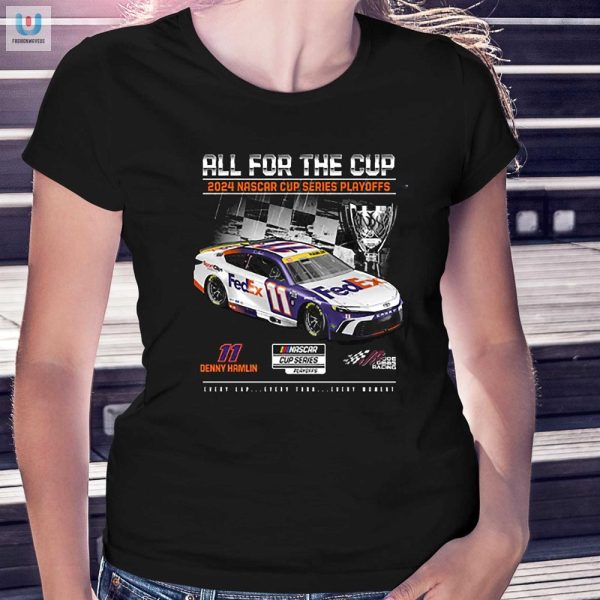 Get Playoff Ready 2024 Denny Hamlin Lol Racing Tee fashionwaveus 1 1