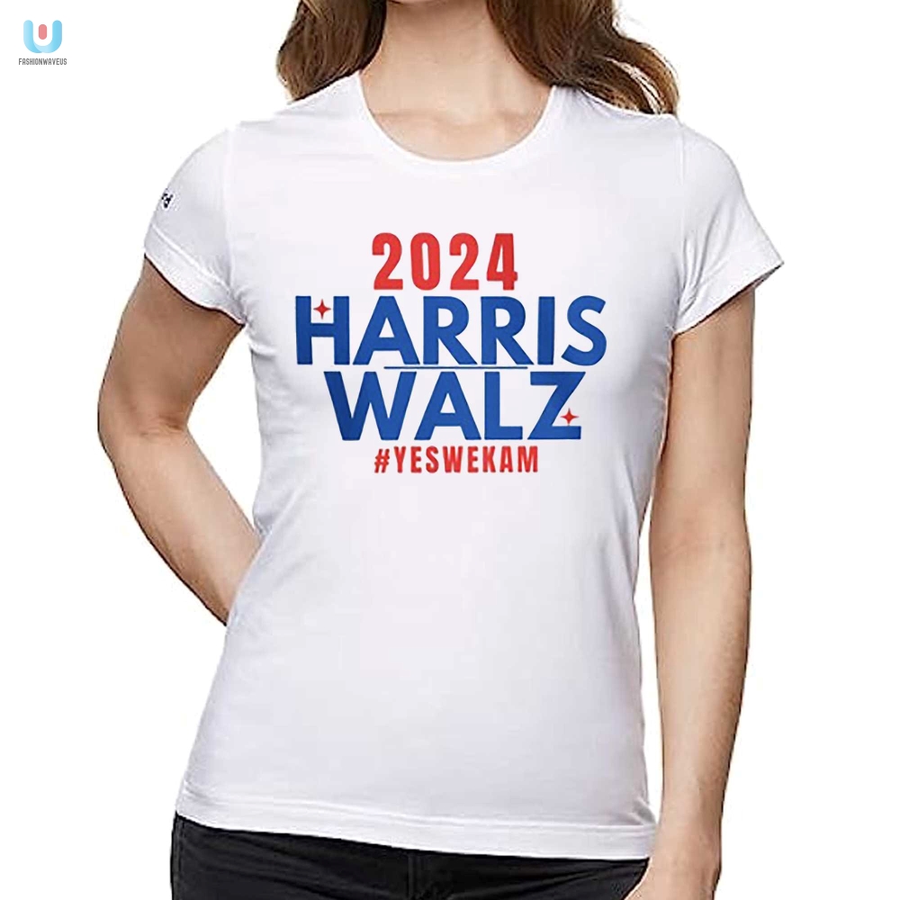 Lol With Harris  Walz 2024  Yes We Kam Shirt