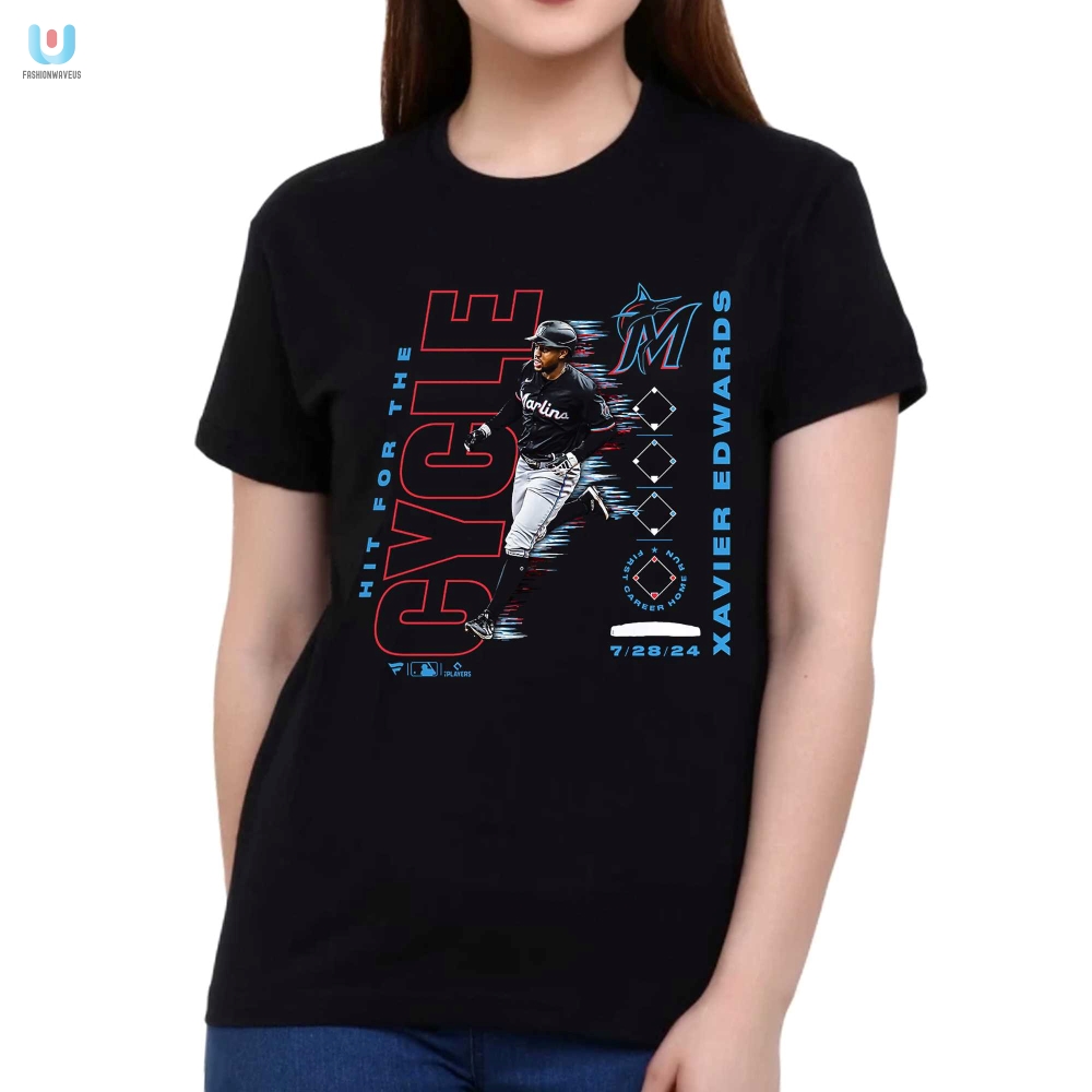 Cycle Right With Xavier Marlins Tee Thats A Hit