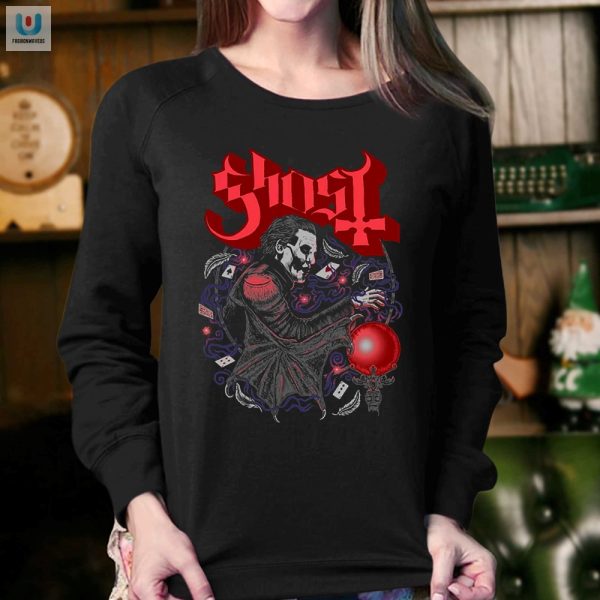 Haunt In Style Ghost Franchise Club Papa Cards Tee fashionwaveus 1 3