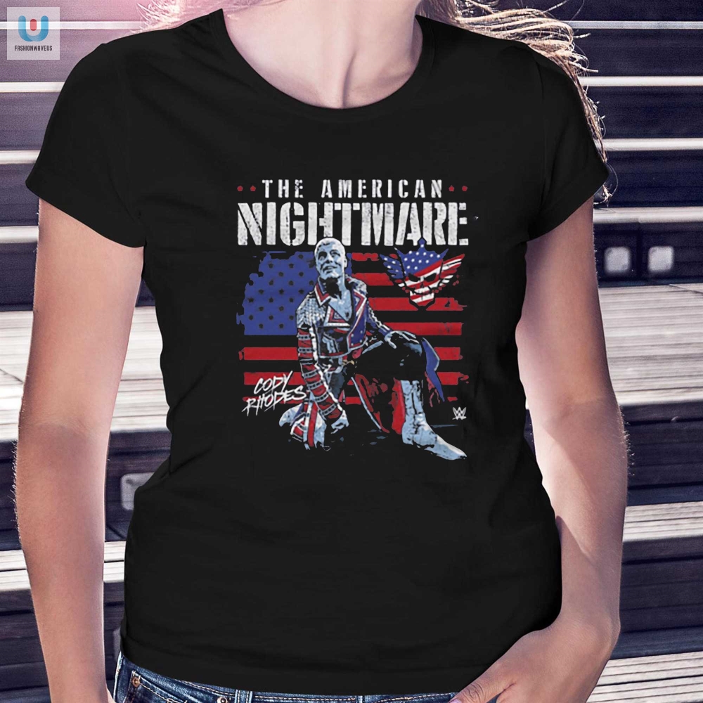 Get Patriotic Cody Rhodes Flag Tee  Wrestle In Style