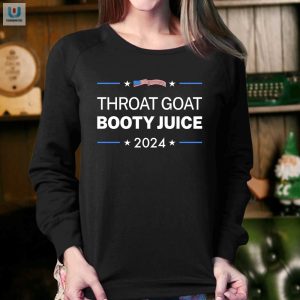 Rock The Throat Goat Booty Juice 2024 Shirt Hilarious Edition fashionwaveus 1 3