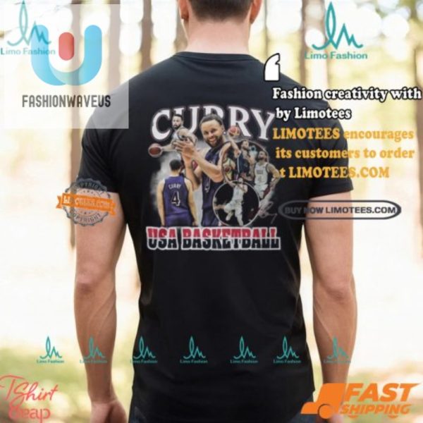 Curry Usa Tee Dunking In Style With A Dash Of Humor fashionwaveus 1 1