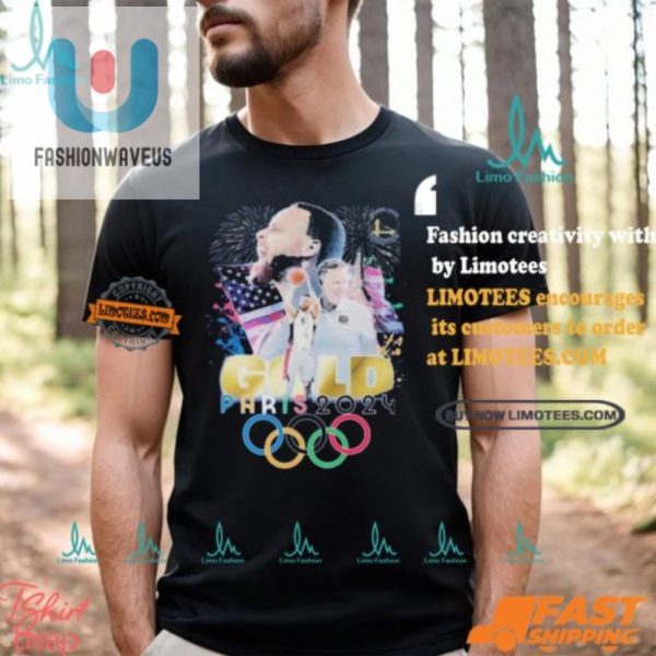 Get Laughs Style Currys Gold Paris 2024 Tee fashionwaveus 1 2