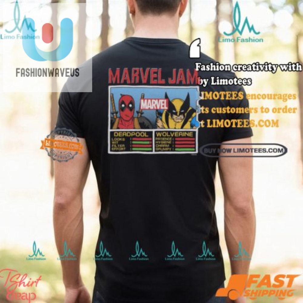 Get Your Laughs On Deadpool  Wolverine Jam Shirt