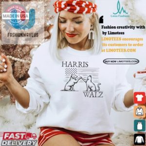 Pawsidential Pals Harris Walz 2024 Funny Pet Tshirt fashionwaveus 1 1