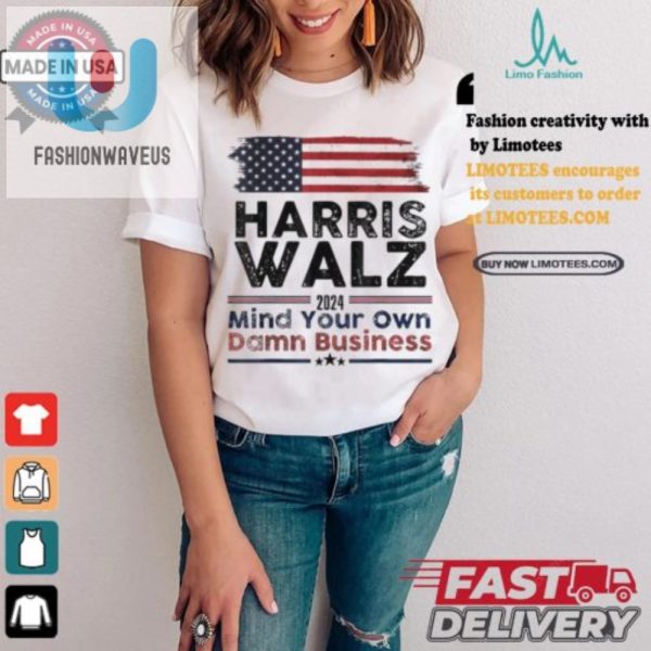 Funny Harris Walz 2024 Myodb President Flag Tshirt fashionwaveus 1 2