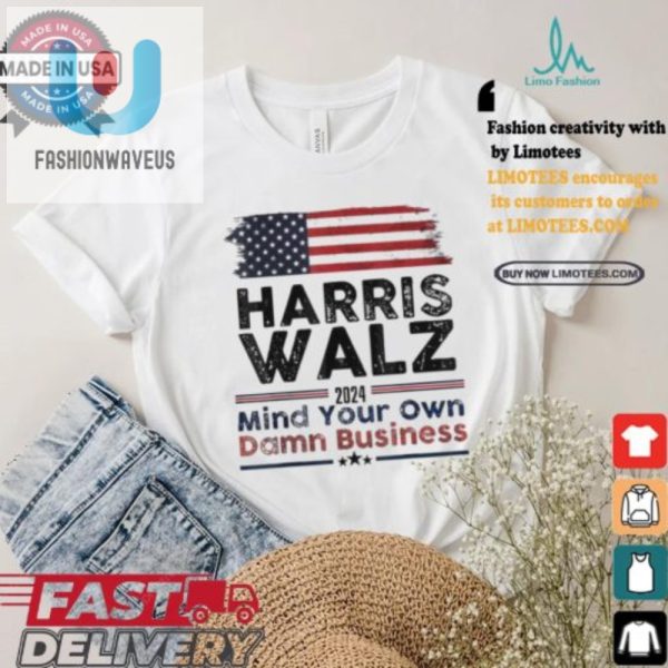 Funny Harris Walz 2024 Myodb President Flag Tshirt fashionwaveus 1 3