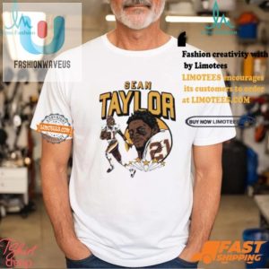 Quirky Sean Taylor Caricature Tshirt Commanders Craze fashionwaveus 1 1